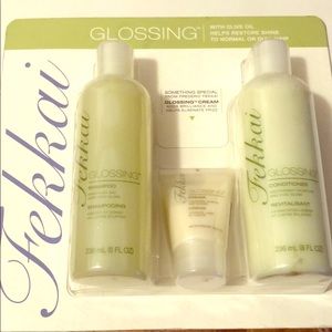 Frederic Fekkai Glossing shampoo/conditioner/cream
